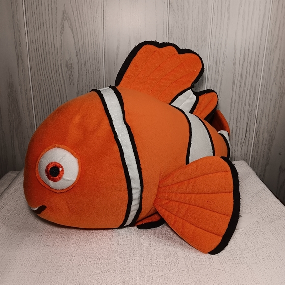 Disney Pixar Finding Dory Nemo Plush Clown fish stuffed animal pillow lovey - Picture 2 of 10